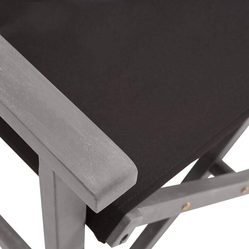 2 Pcs Solid Acacia Wood Director's Chairs R859