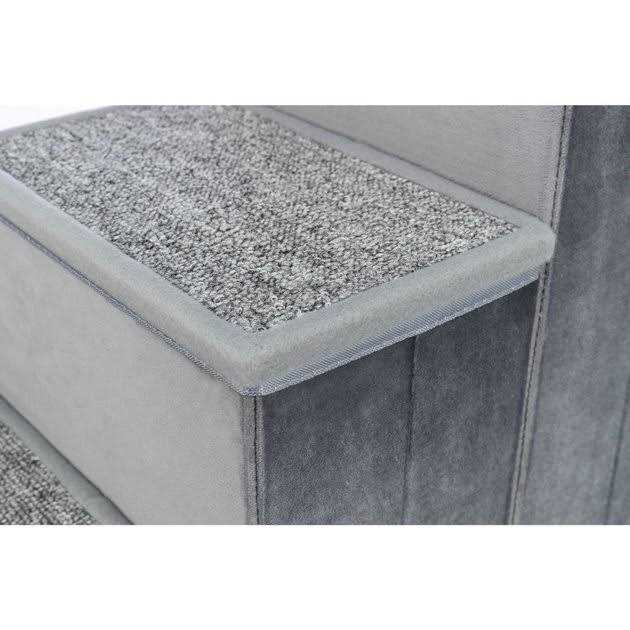 Foldable 3-Step Pet Stairs with Storage R441859