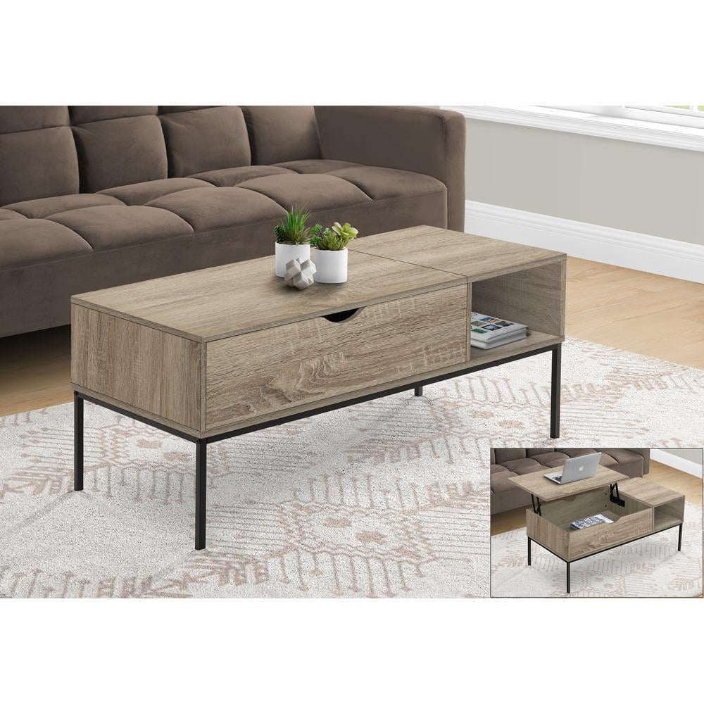 Dark Taupe Lift-top Coffee Table O7823