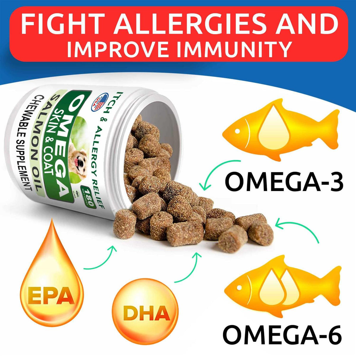 Omega Dogs Oil Pet Supplies P707
