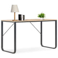 Black and Oak Computer Desk I446