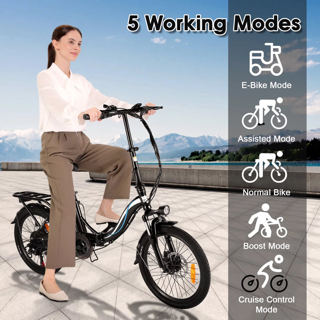 500W Folding Electric Bike for Adults T823