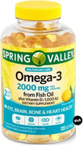 Omega-3 Fish Oil 2000 mg 120 Count Y9536