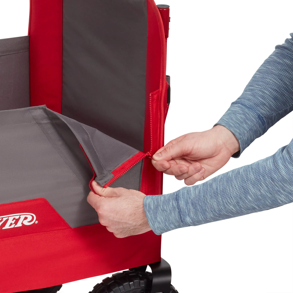 3-in-1 All-Terrain Fold Wagon with Canopy Q78271