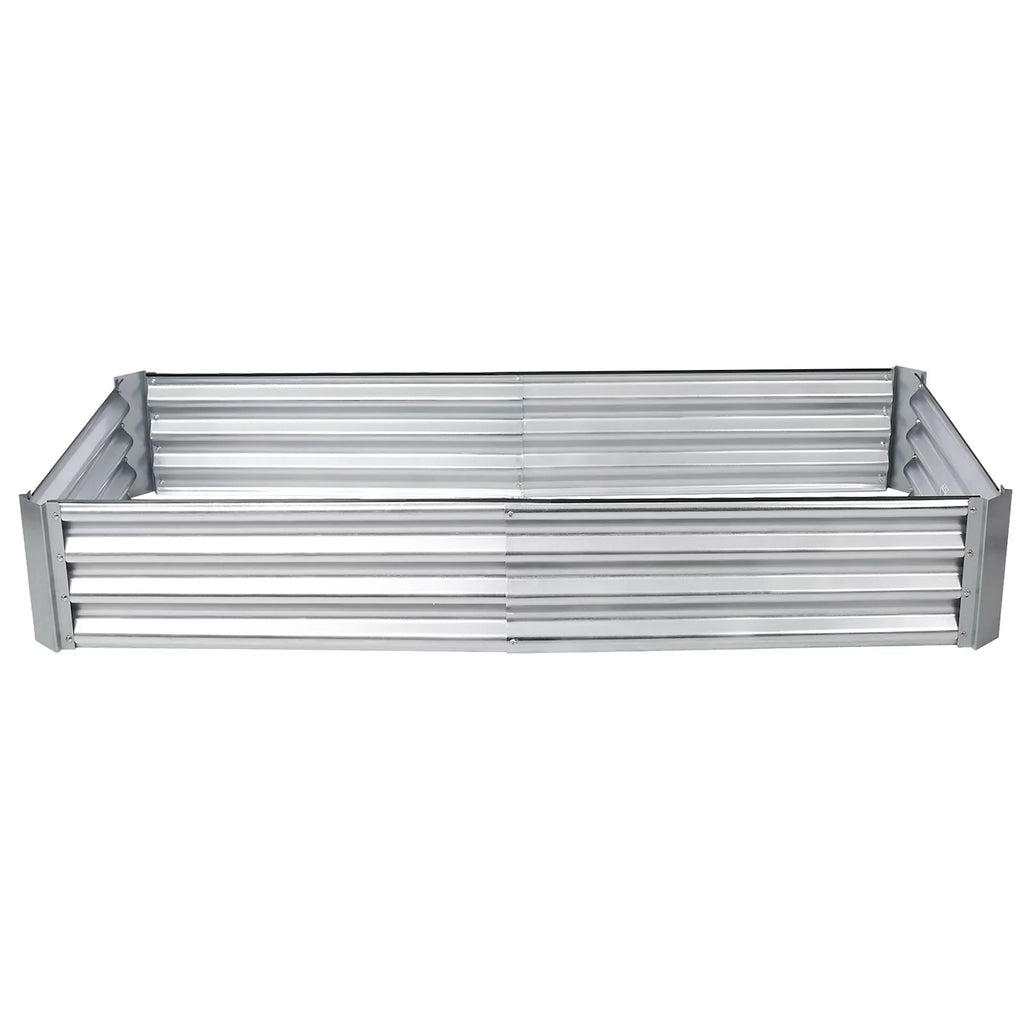 Galvanized Raised Garden Bed 4x3x1 ft L9888