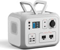 Portable Power Station 500Wh Solar Generator Lithium Battery with 2x110V/300W AC Outlets I905778
