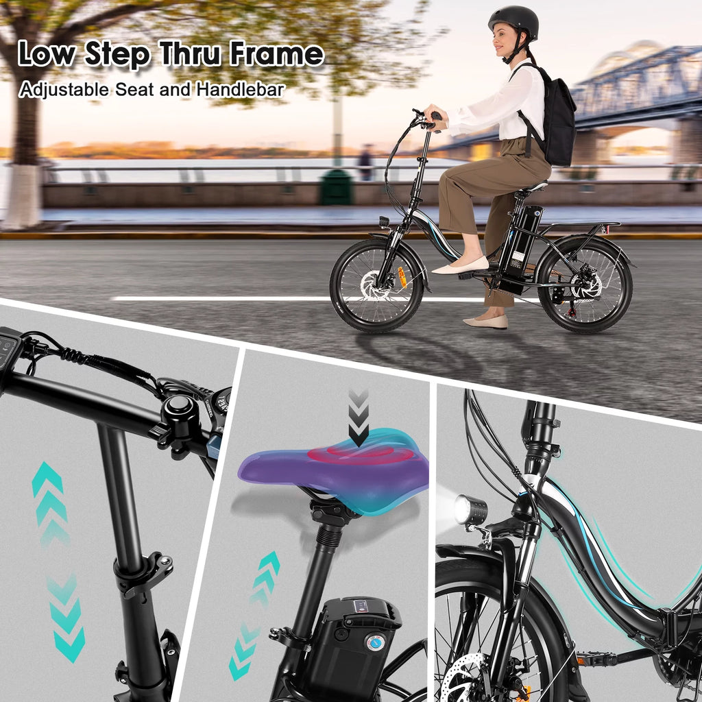 500W Folding Electric Bike for Adults T823