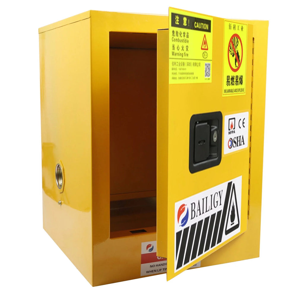Flammable Liquid Storage Cabinet 4 Gallon Yellow V890