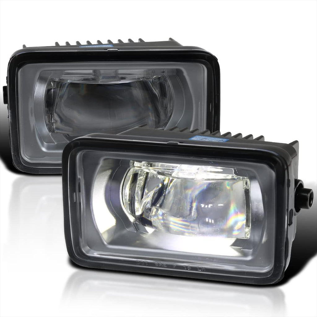 Smoke Lens LED Fog Lights Compatible with Ford F250 F350 Super Duty 2017-2018 Pair C182