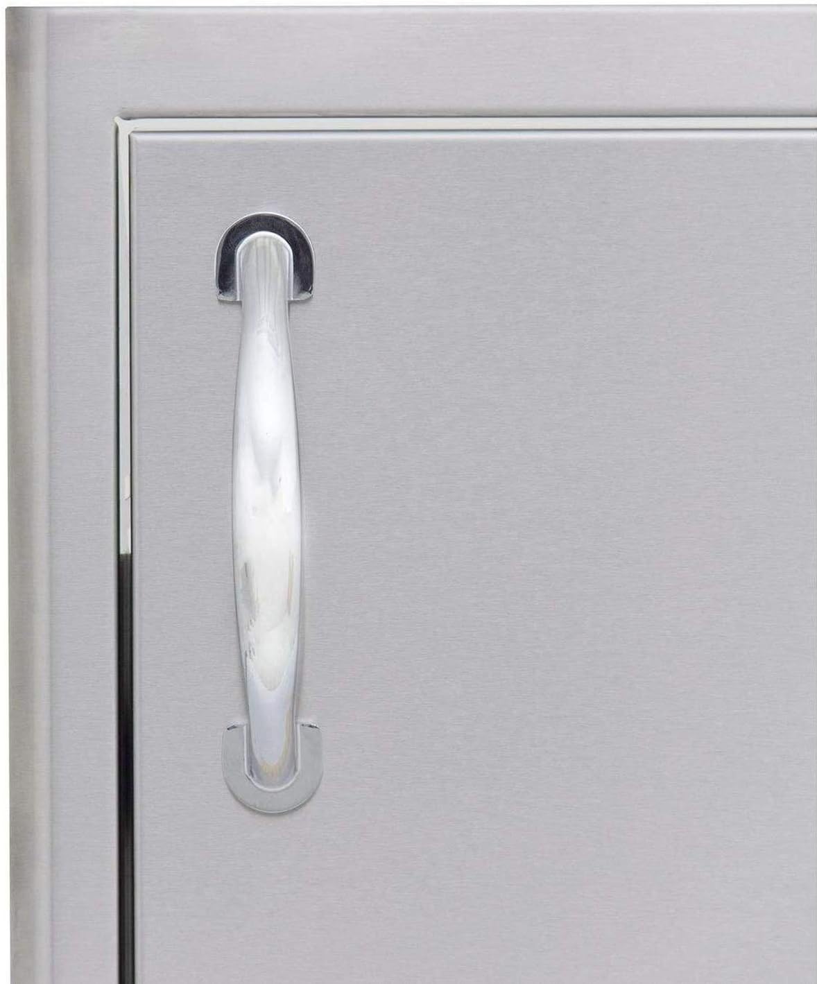 Stainless Steel Outdoor Kitchen Cabinet BBQ Island Single Access Door S605877