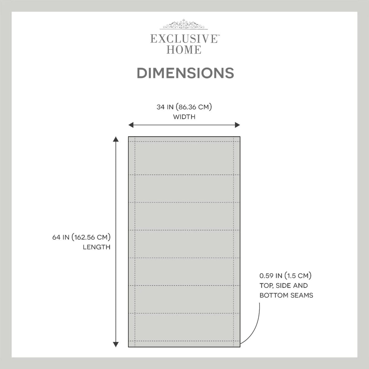 Silver 34"x64" Blackout Roman Shade Y2384