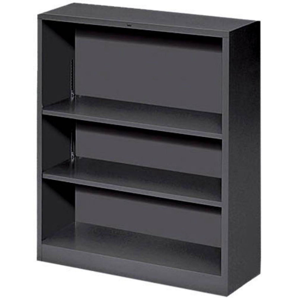 Charcoal Steel 3-Shelf Bookcase H26290