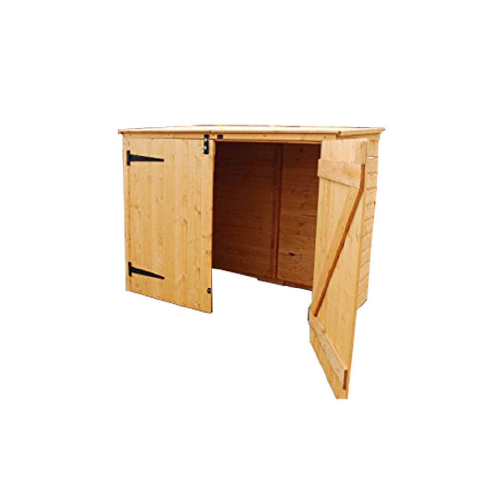 Double Garbage Can Storage Shed U729458