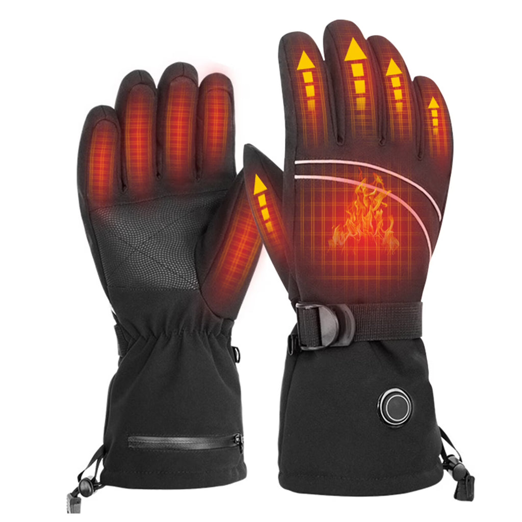 Waterproof Heated Ski Gloves with Battery K22403
