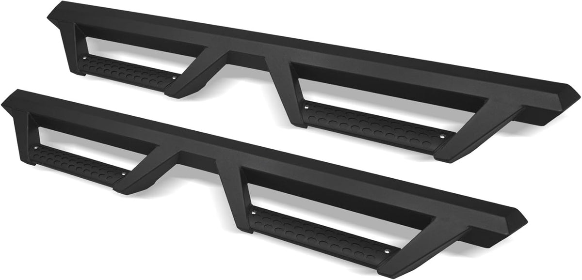 Matte Black Drop Step Bars L7765