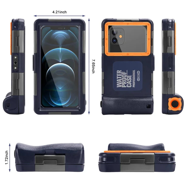Waterproof Protective Case for Sony Xperia L3 and All Phones Up to 6.9 Inch with Lanyard A62214