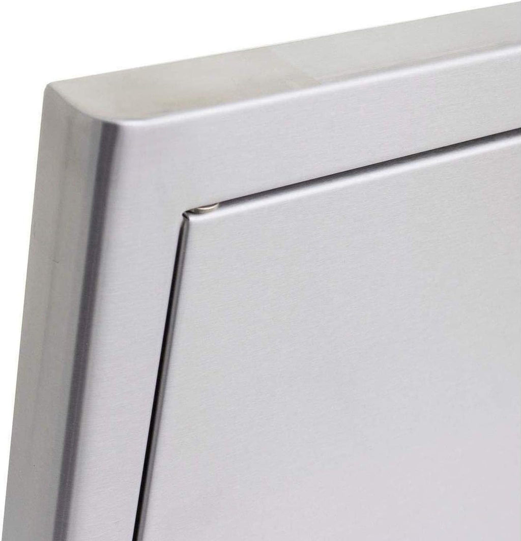 Stainless Steel Outdoor Kitchen Cabinet BBQ Island Single Access Door S605877