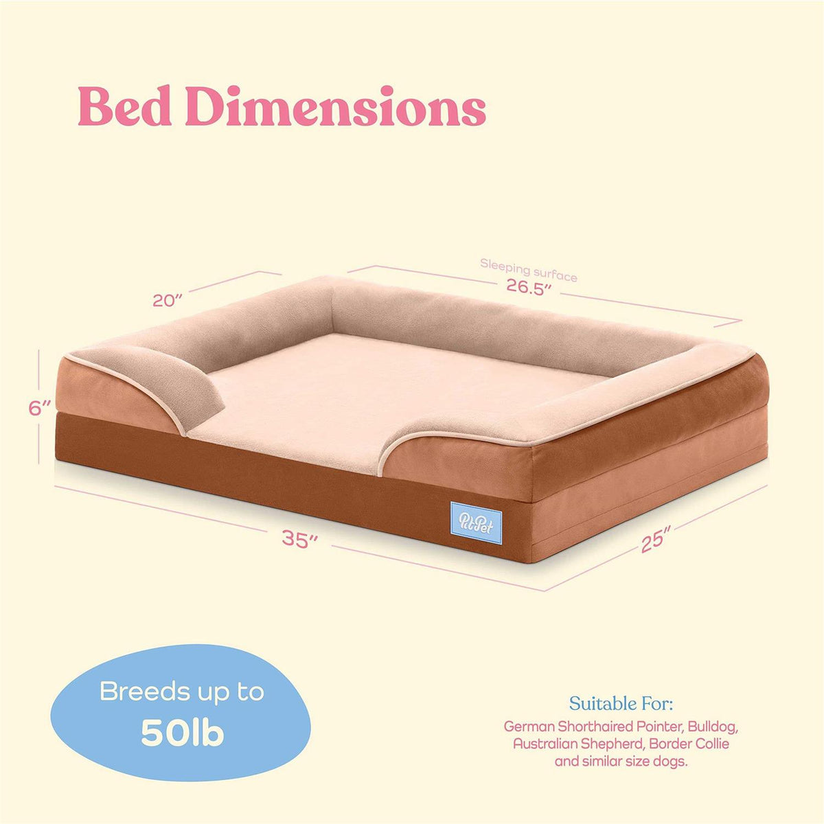 Orthopedic Sofa Dog Bed M63233