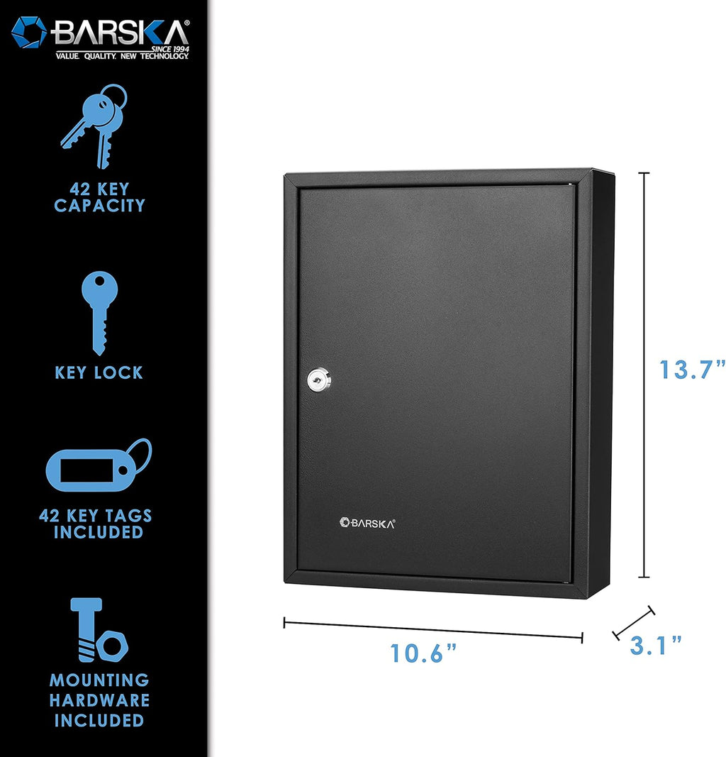 Key Lock Cabinet Lock Box Black P974614