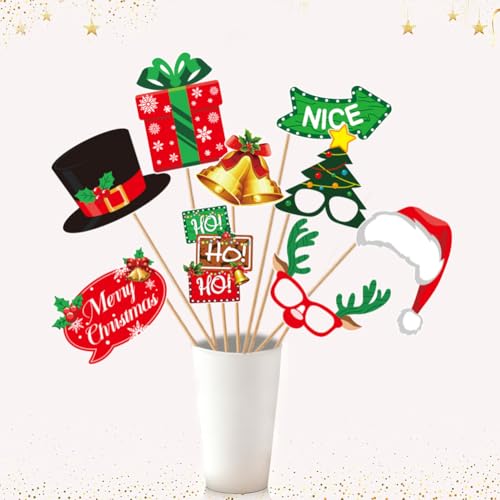 Christmas Photo Booth Props Party Decorations with Photo Frame B579628