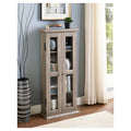Wood Media Storage Tower Cabinet T101