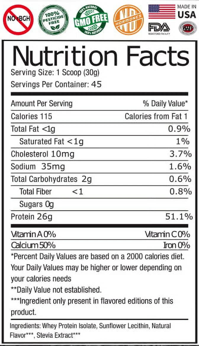 Chocolate Whey Protein Isolate Powder 15 Ibs T289957
