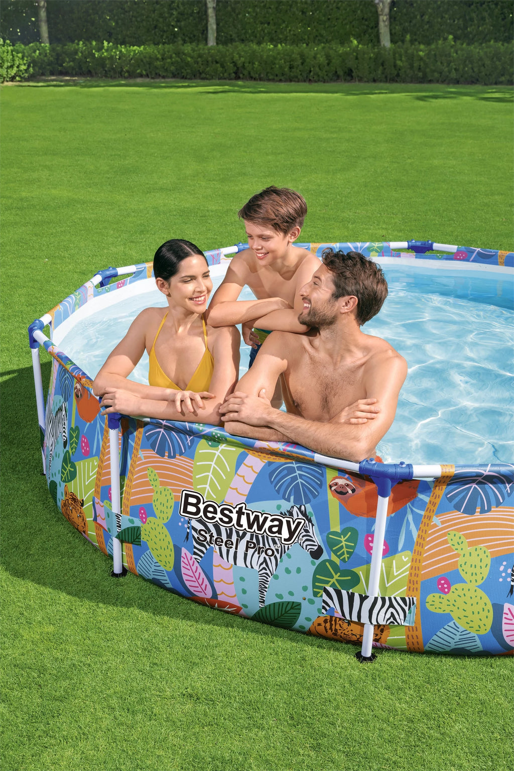 10 ft. x 26 in. Round Metal Frame Above Ground Pool M5696