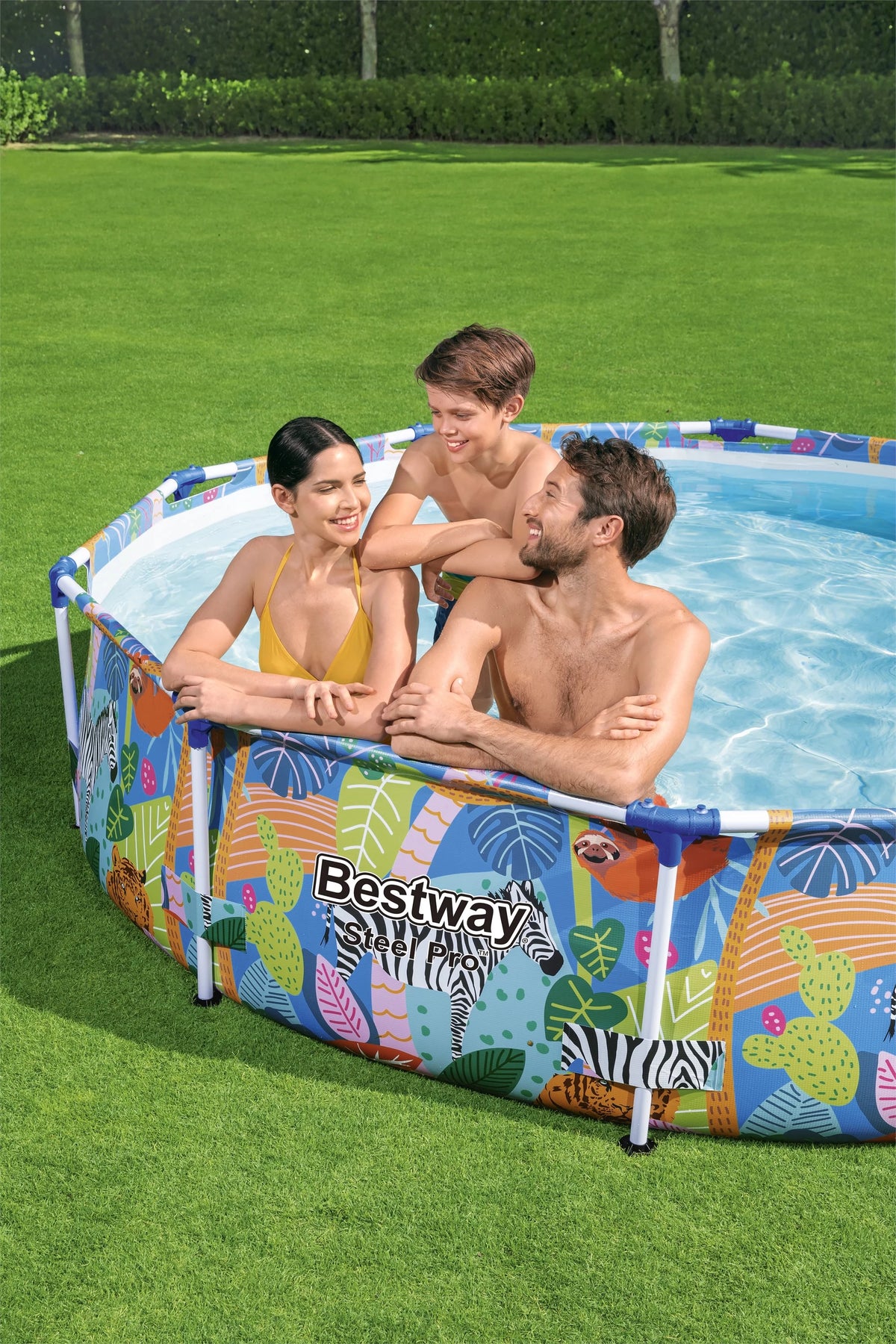 10 ft. x 26 in. Round Metal Frame Above Ground Pool M5696