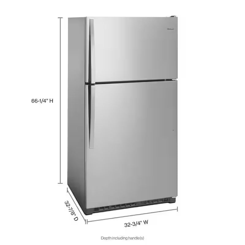 20.5 cu. ft. Top Freezer Refrigerator Stainless Steel V8959