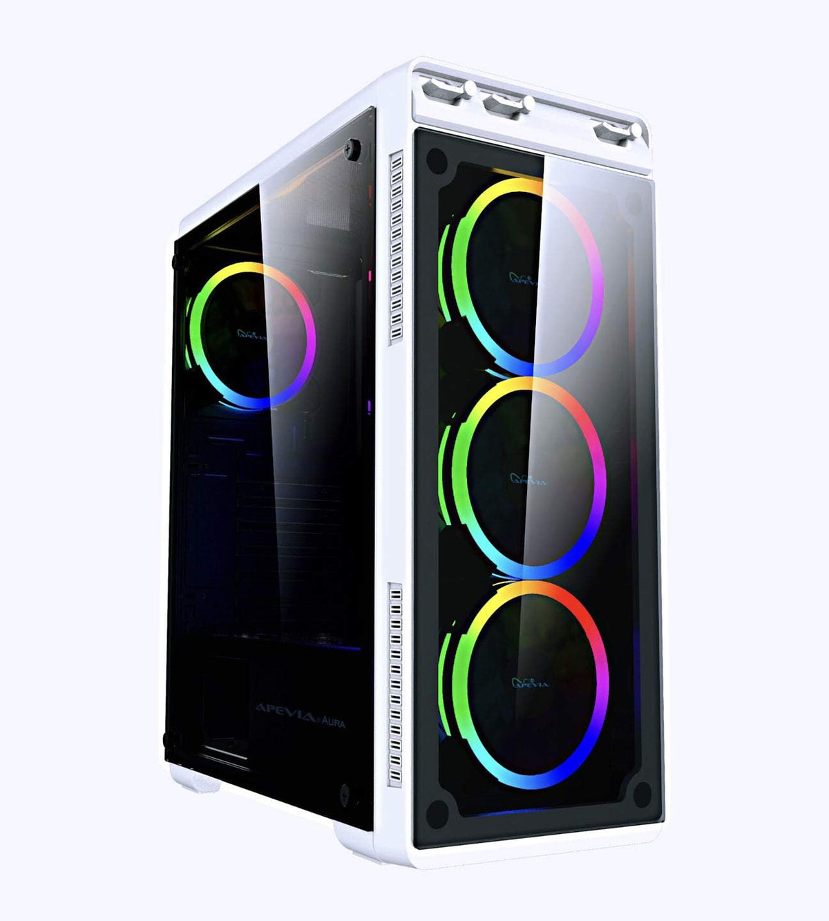 Pink Mid Tower Gaming Case with 4 x RGB Fans K881