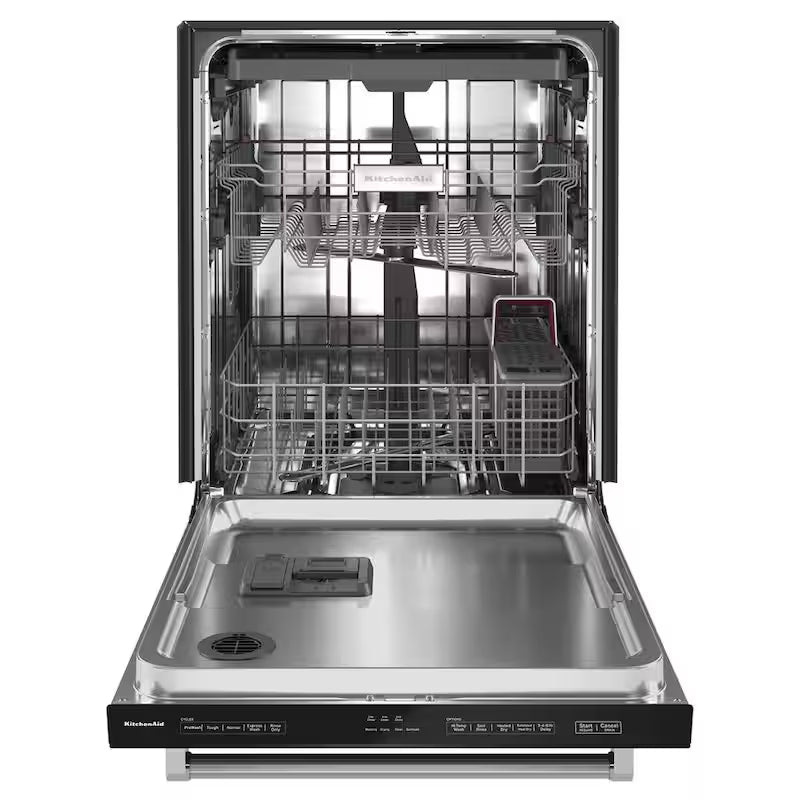 Black Built-In Dishwasher with Stainless Steel Tub W812