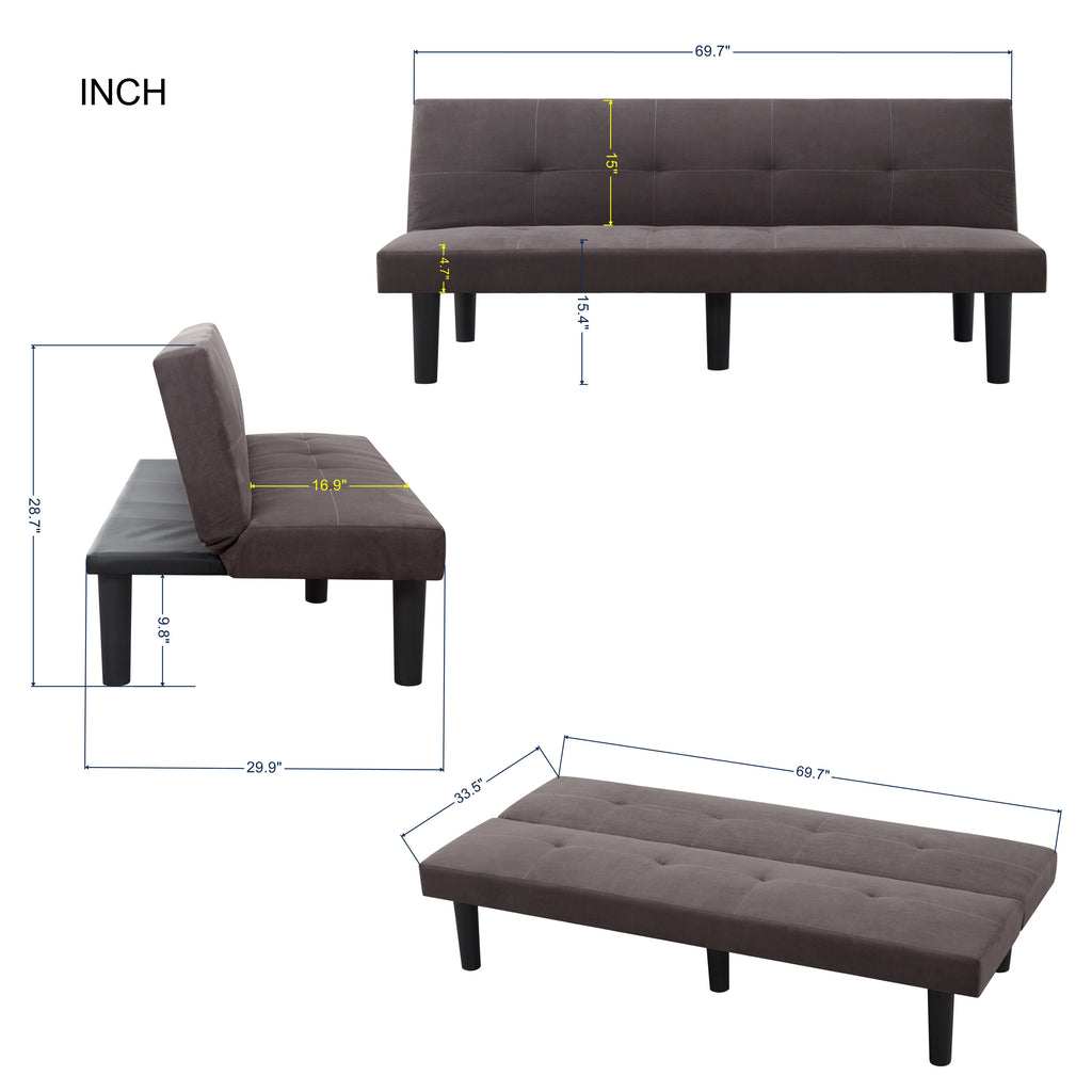 70” Futon Sofa bed D18339