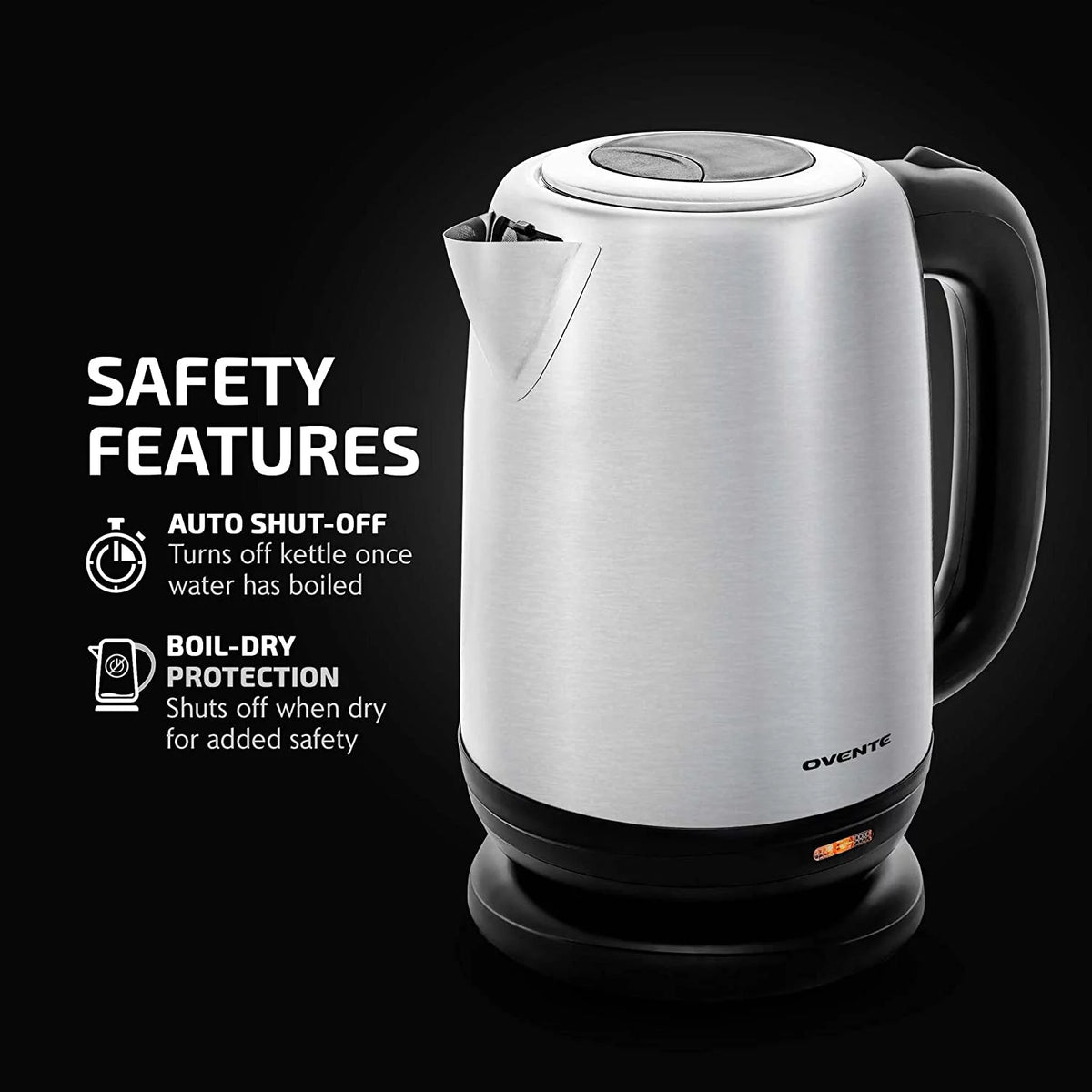 Electric Stainless Steel Kettle 1.7 Liter H143