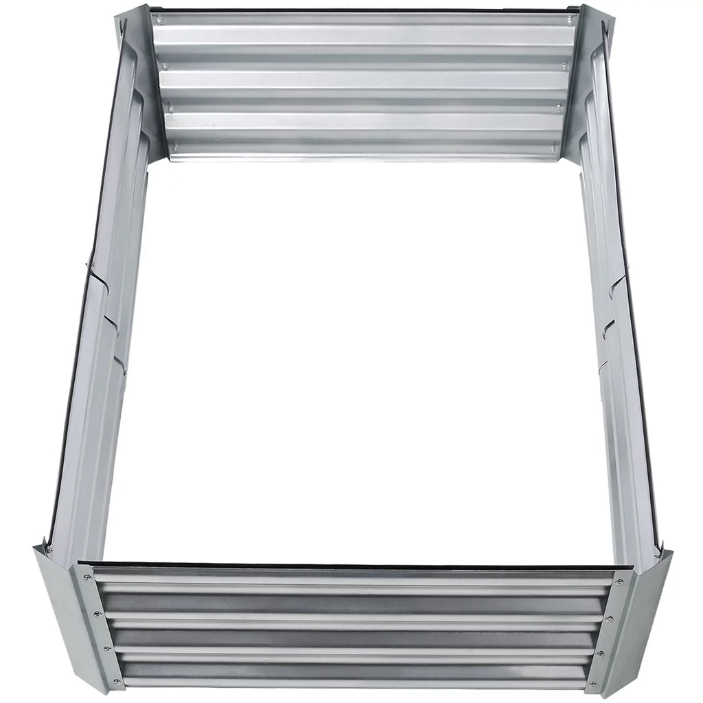 Galvanized Raised Garden Bed 4x3x1 ft L9888