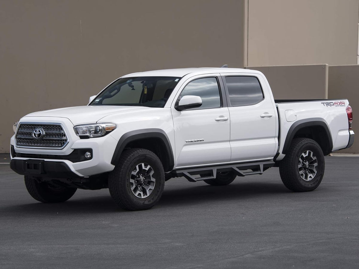 Matte Black Drop Step Bars L7765