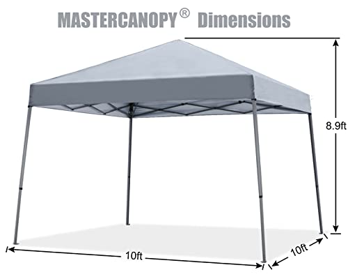 Portable Pop Up Canopy Tent 10x10 Blue B820421