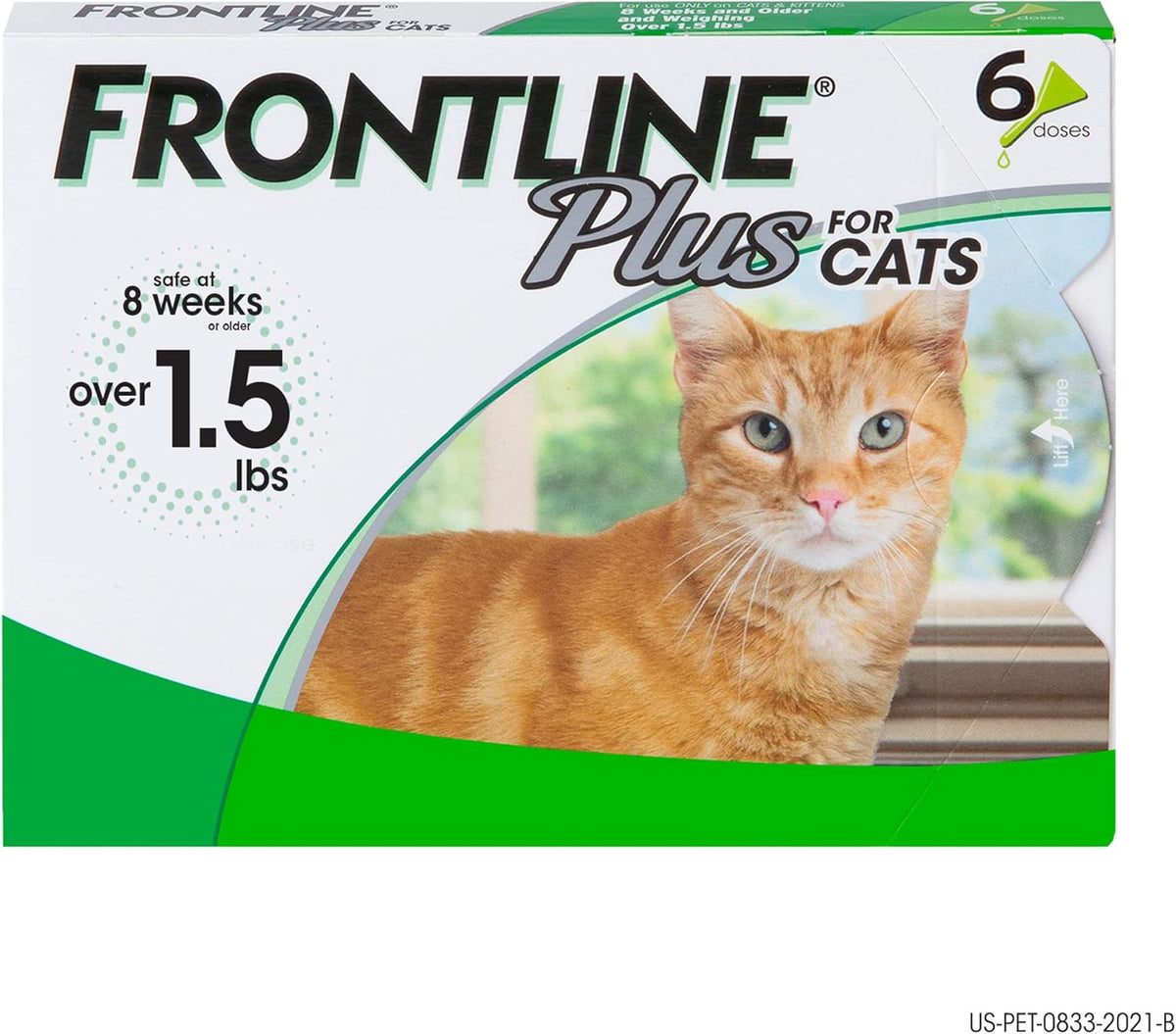 Flea and Tick Treatment for Cats (8 Doses) E422441