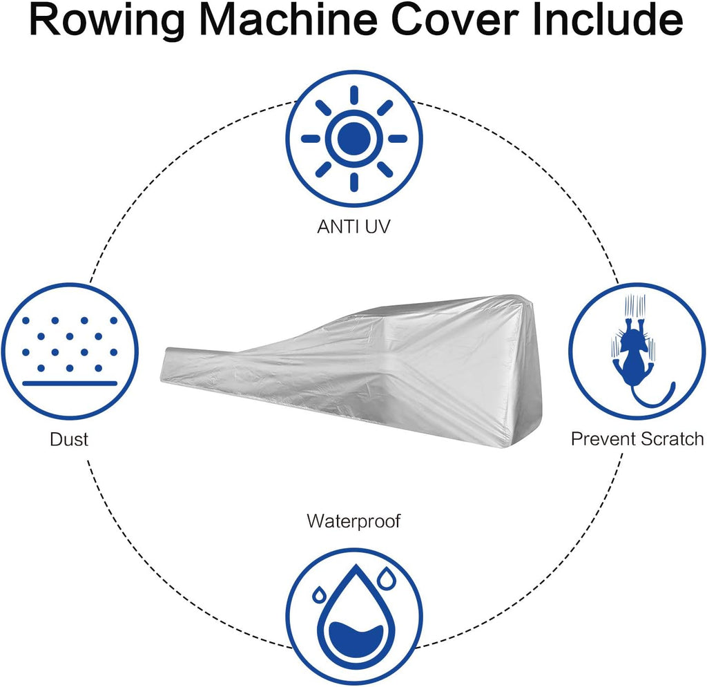 Water Resistance Vintage Oak Rowing Machine W991