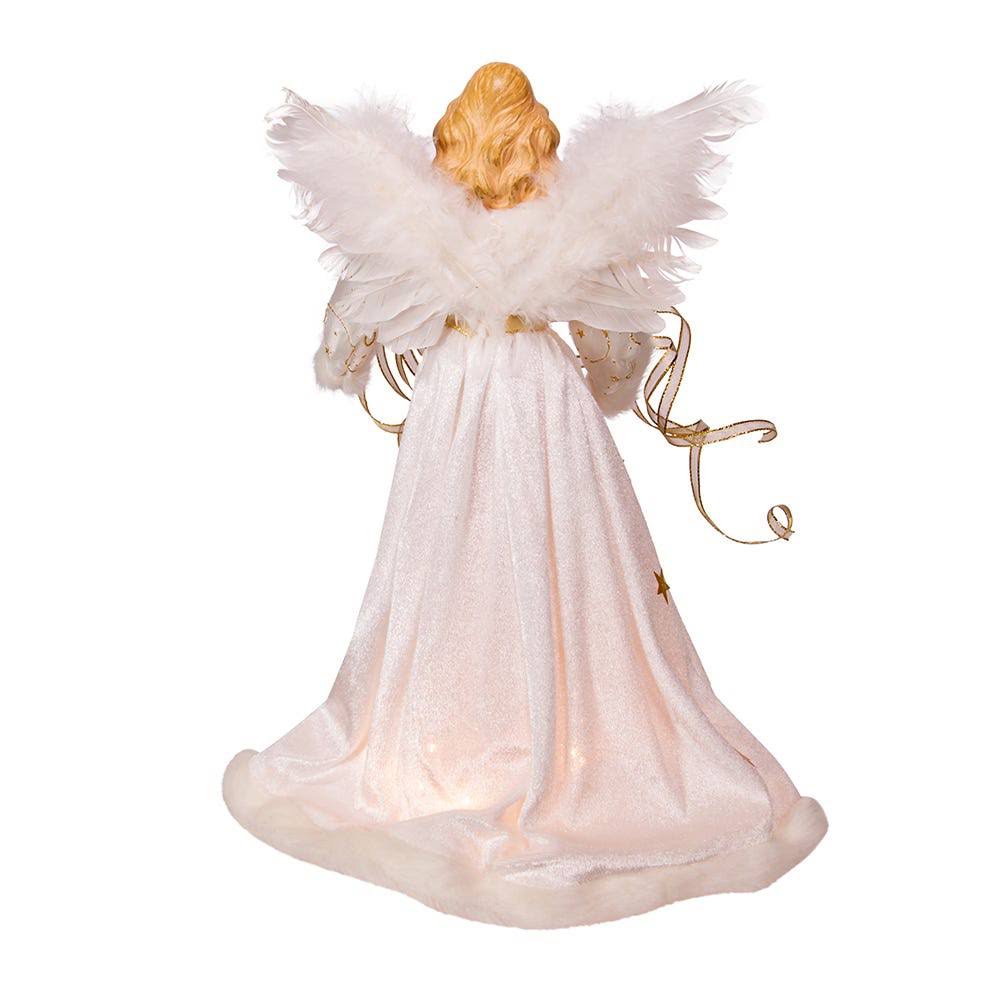 Cream and Gold Angel Treetop O173605