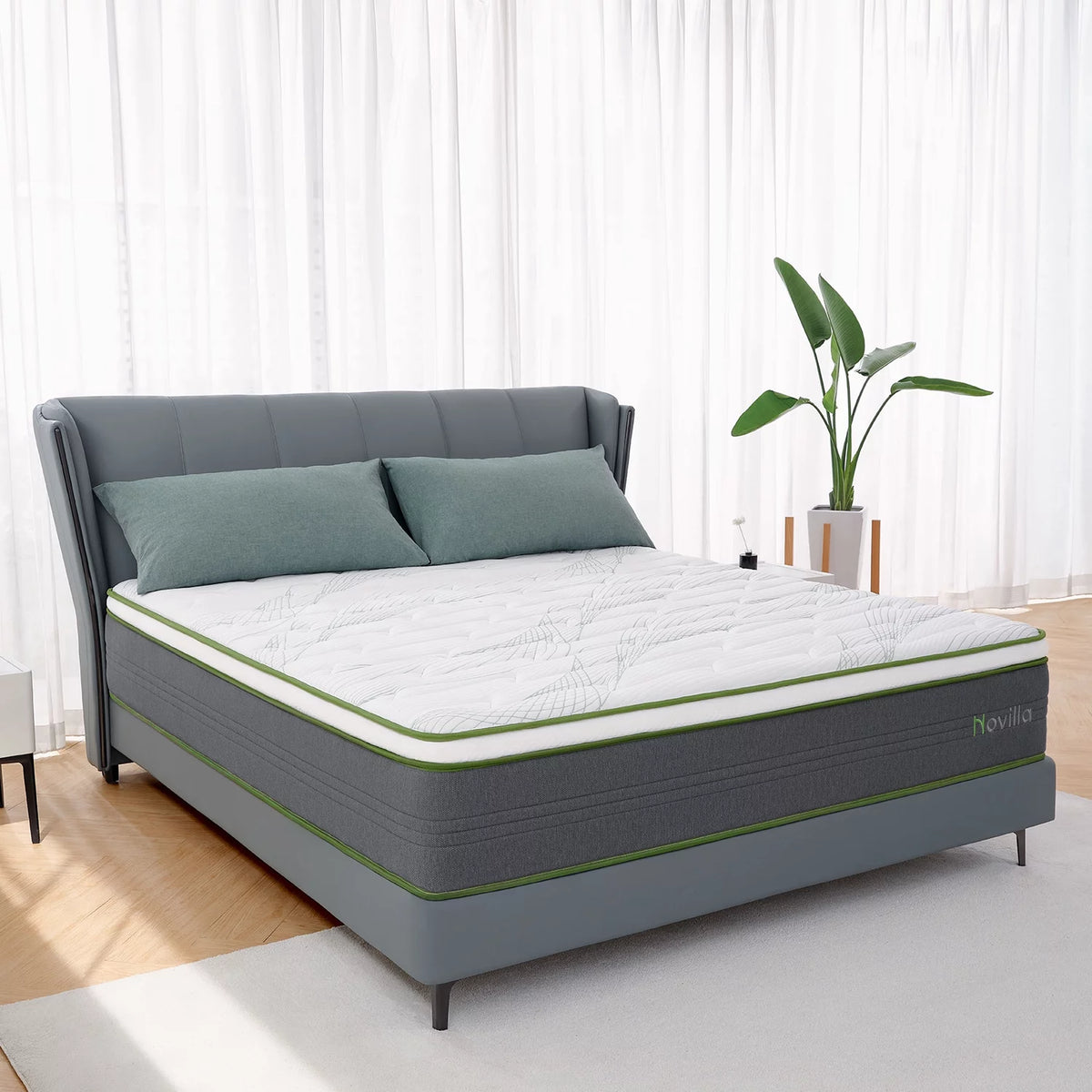 Memory Foam Pocket Spring Hybrid Mattress Queen Size C49630