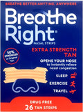 Extra Tan Drug-Free Nasal Strips 26 count B2029