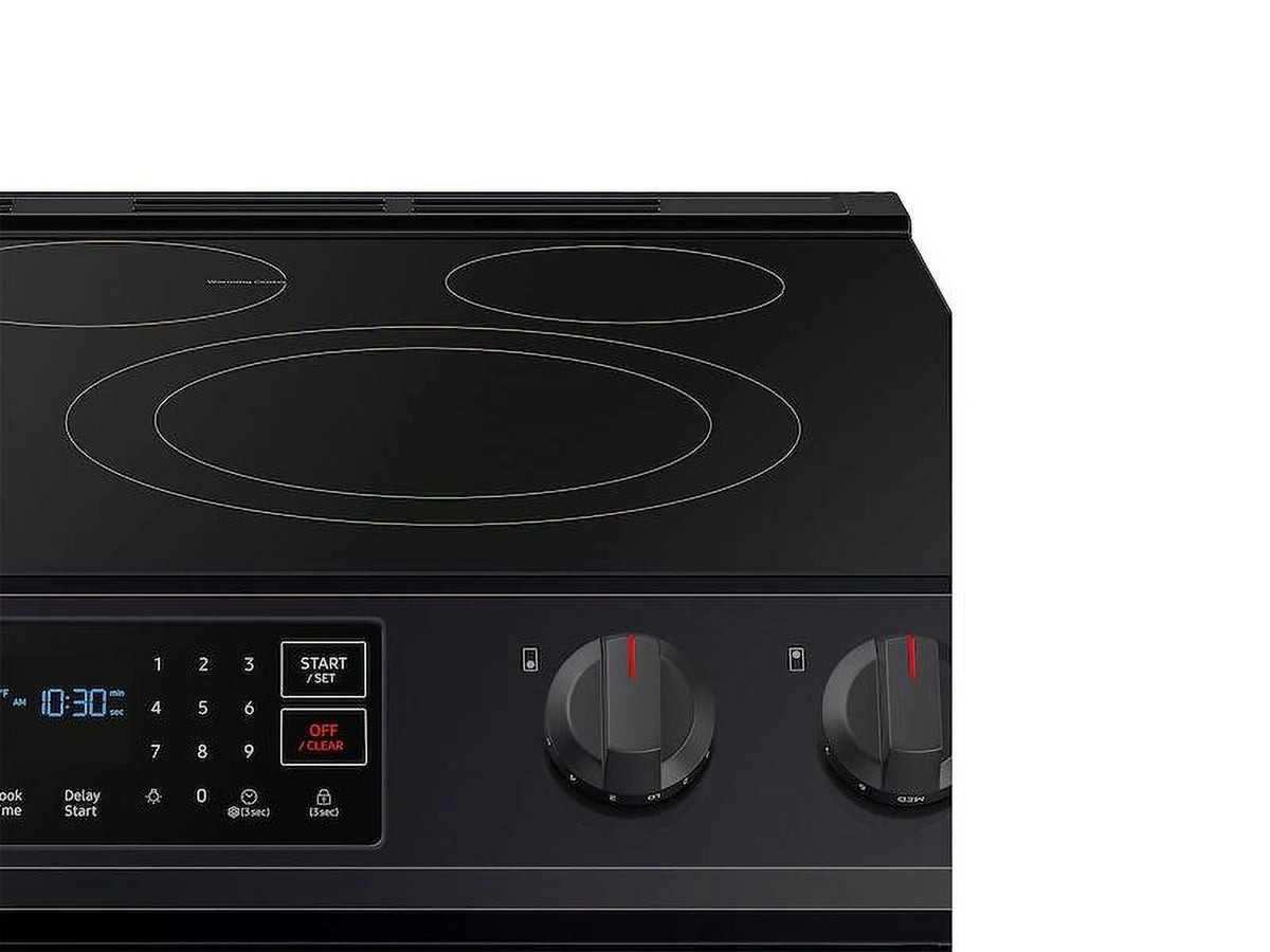 6.3 Cu. Ft. Black Stainless Slide-In Electric Range with Convection N434371