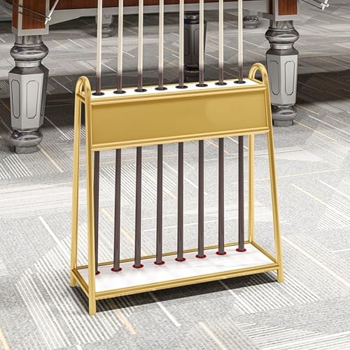Portable Metal Pool Cue Holder Stand for 8 Pool Sticks P777