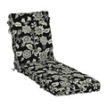Black Outdoor Chaise Lounge Cushion D32279