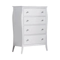 4-drawer Chest Cream White X26053