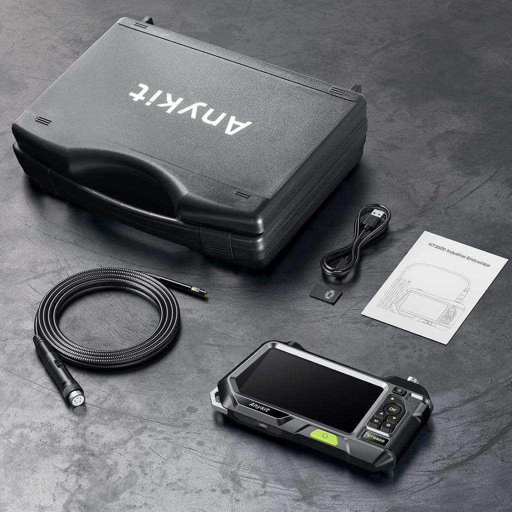 5.5mm 1080P HD Dual Lens Borescope Inspection Camera with Lights T2715