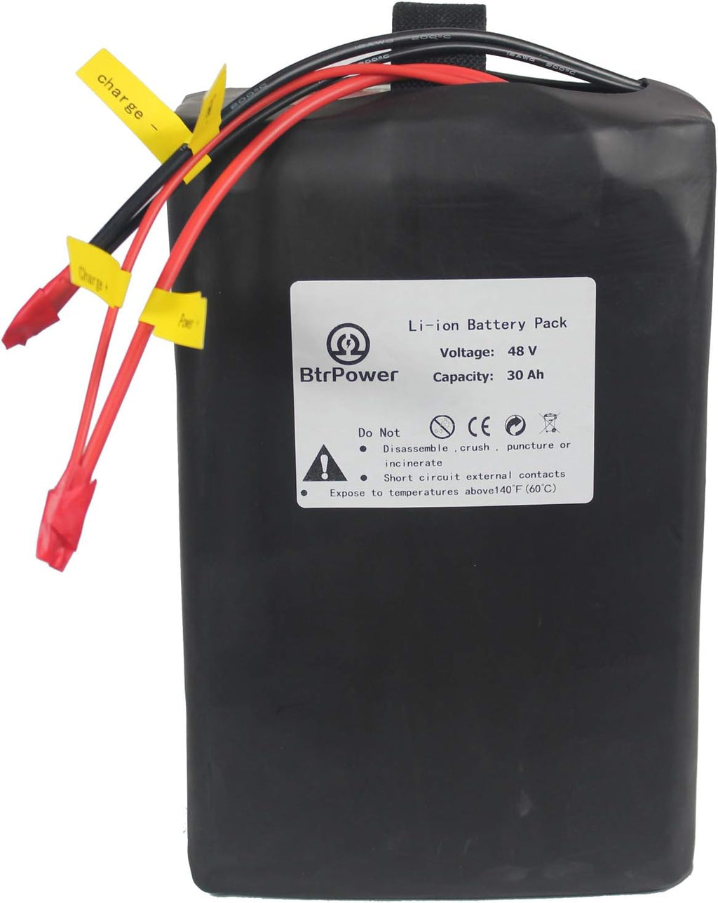 48V 10AH-50AH Lithium ion LiFePO4 Battery Pack with 5A Charger and 50A BMS U4868