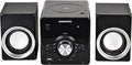 3-Piece Top Loading CD Shelf System with Bluetooth Radio in White M41474