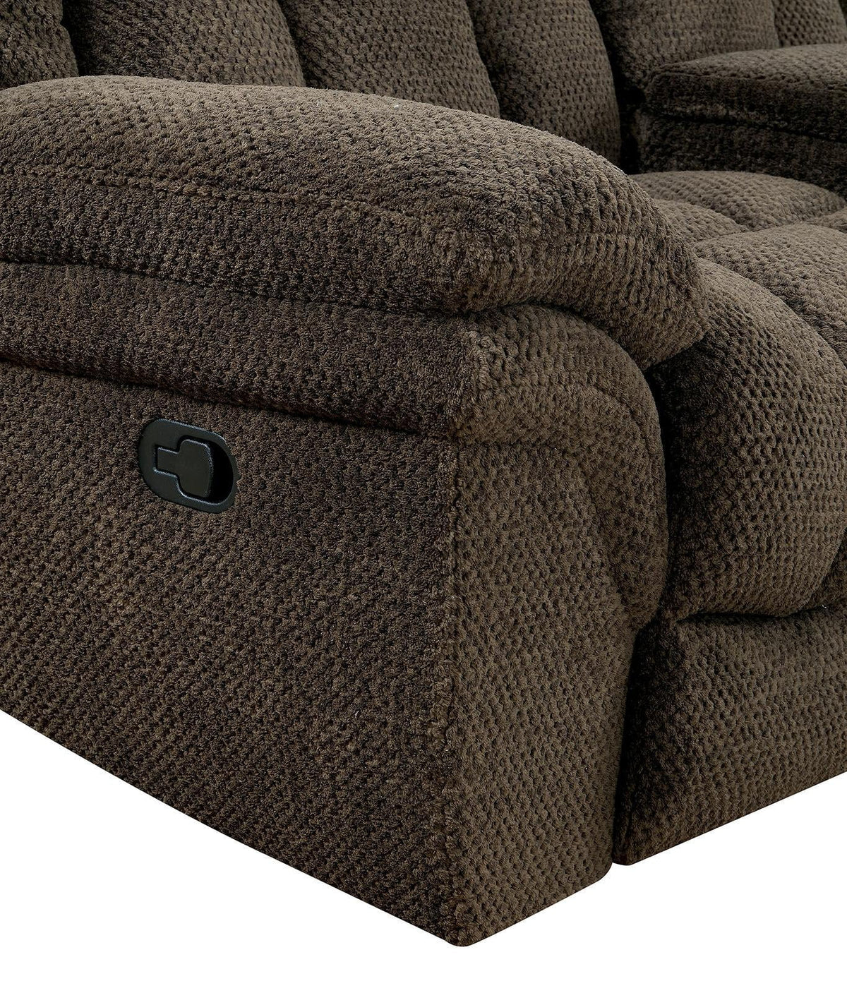 Black Leatherette Recliner Sofa and Loveseat I501