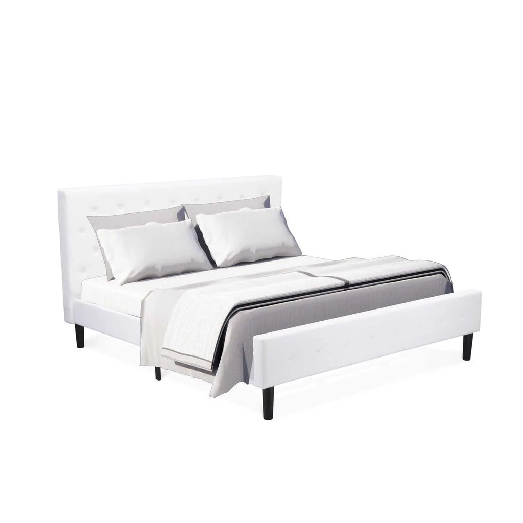 2 Pieces Wood King Bedroom Set L88986